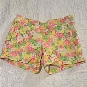 Lilly Pulitzer Floral Pink Green Yellow Women's Shorts